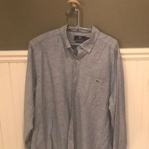 Vineyard vine slim fit tucker shirt size L